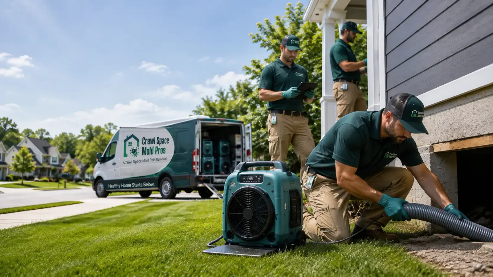 Crawl Space Mold Removal in Manville, WY